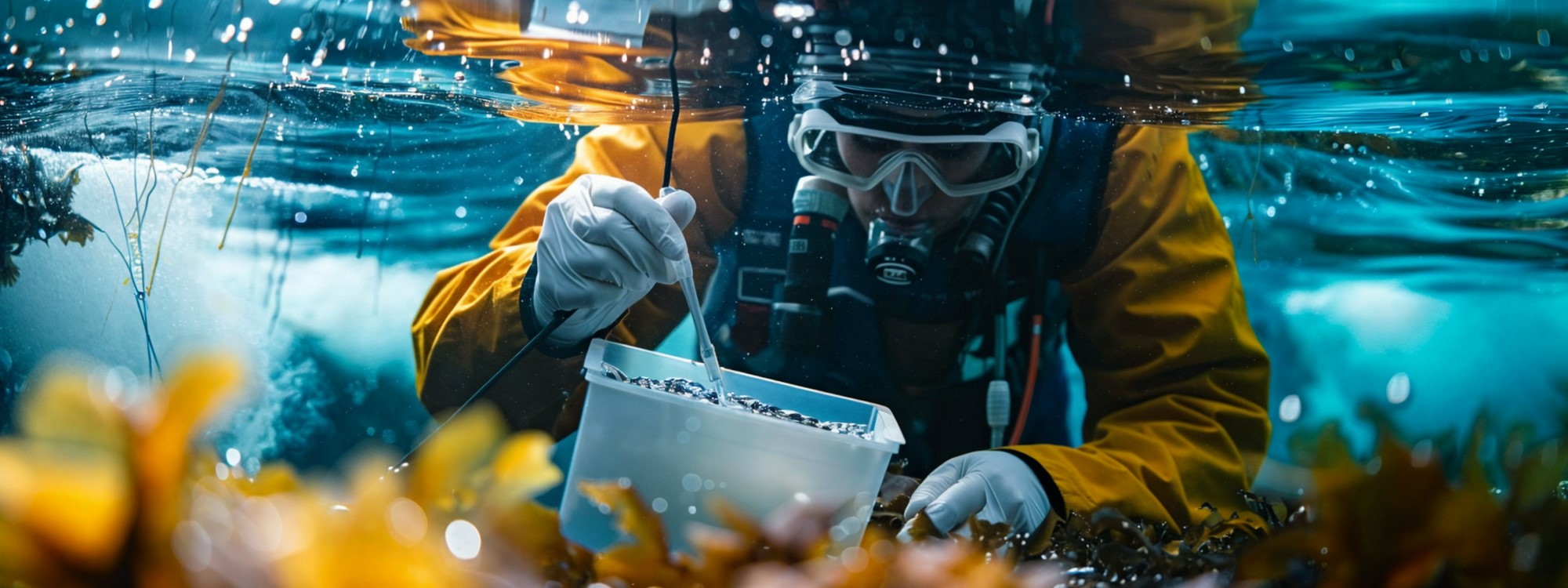 A diver Sample service theme